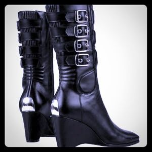 ICON bombshell motorcycle buckle boots Rare